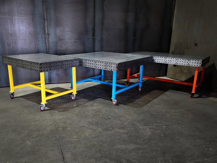 colored welding tables