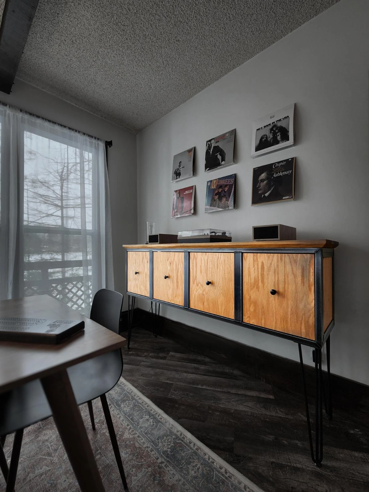Vinyl Record Storage Cabinet, Buffet, Credenza