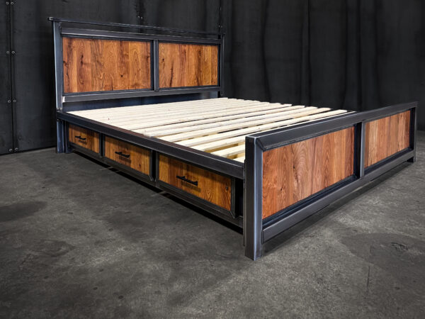 Modern Industrial Storage Bedroom Set - Image 3