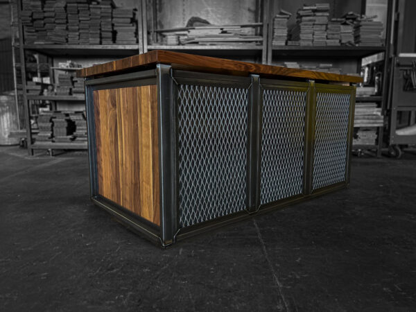Modern Industrial Sit / Stand Desk Enclosure - Image 2