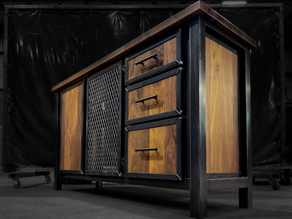 Modern Industrial Credenza