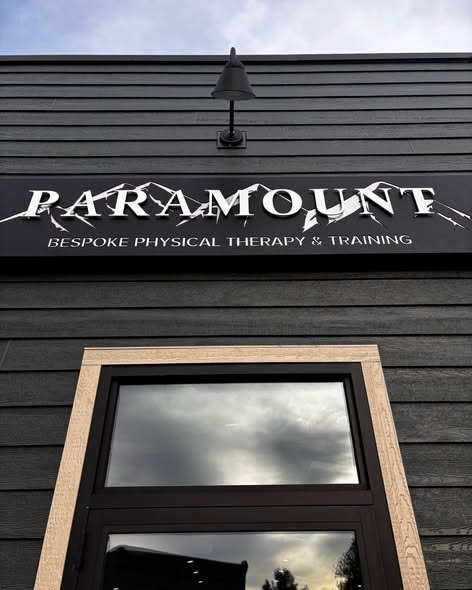 exterior sign at Paramount Physical Therapy and Training