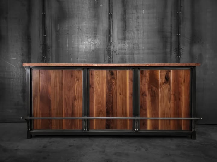 home bar built by Gerarden Fabrication and Design