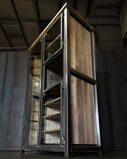 locking curio Cabinet by Gerarden Fabrication and Design