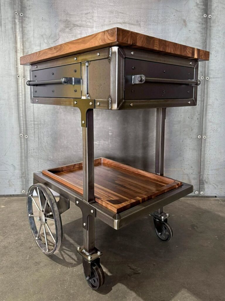 portable chopping block by Gerarden Fabrication and Design