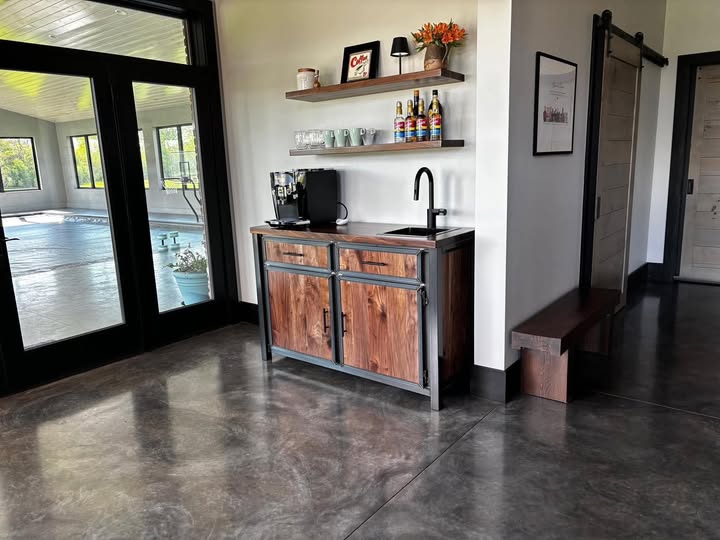 coffee bar built by Gerarden Fabrication and design